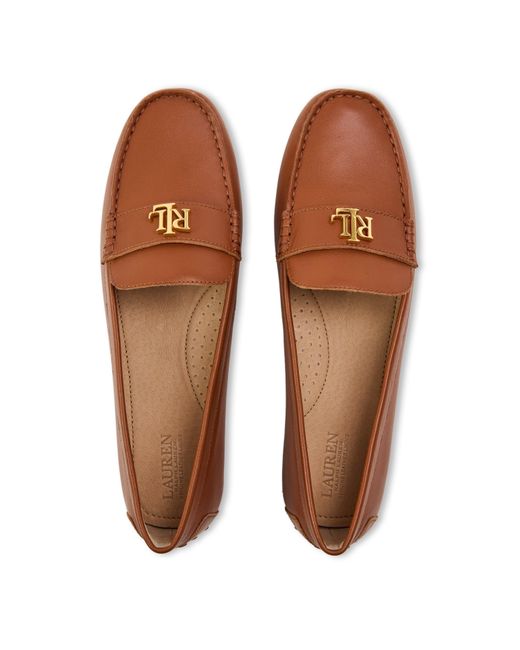 Ralph Lauren Brown Barnsbury Driver Shoe