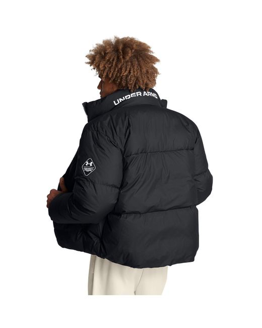 Under Armour Black Quilted Water-Repellent Puffer Jacket for men
