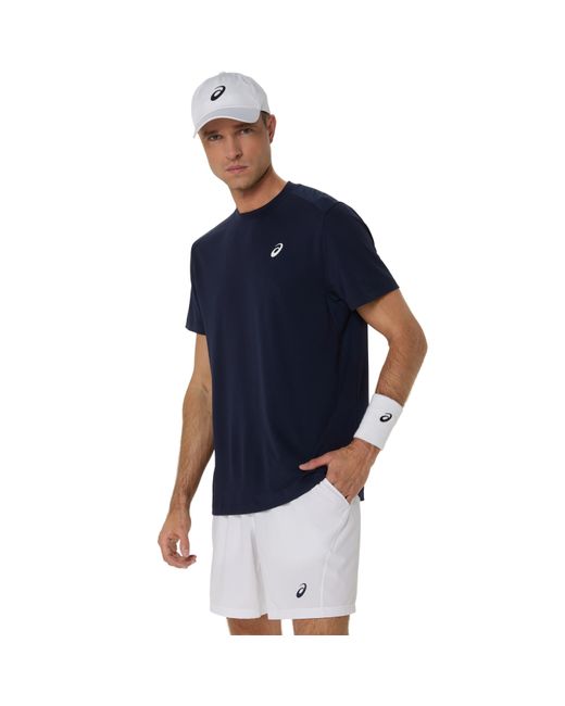 Asics Blue Court Ss Top T-Shirt for men