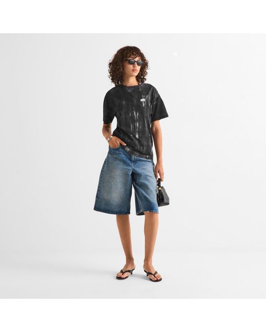 Palm Angels Black X Hi Ibiza Tie Dye T-Shirt