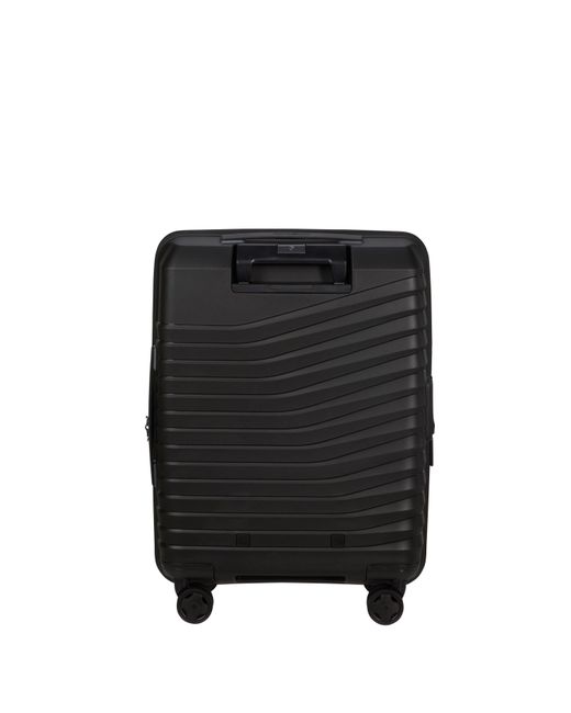 Samsonite Black Intuo Spinner 55X40X20/23Cm Exp Cabin Hard Suitcase