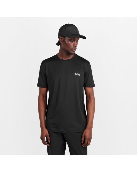 Boss Black Short Sleeve Performance Gym Top for men