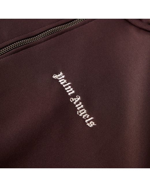 Palm Angels Brown Tracksuit Top for men