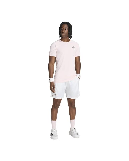 Adidas Pink Us Open Tee Sn63 for men