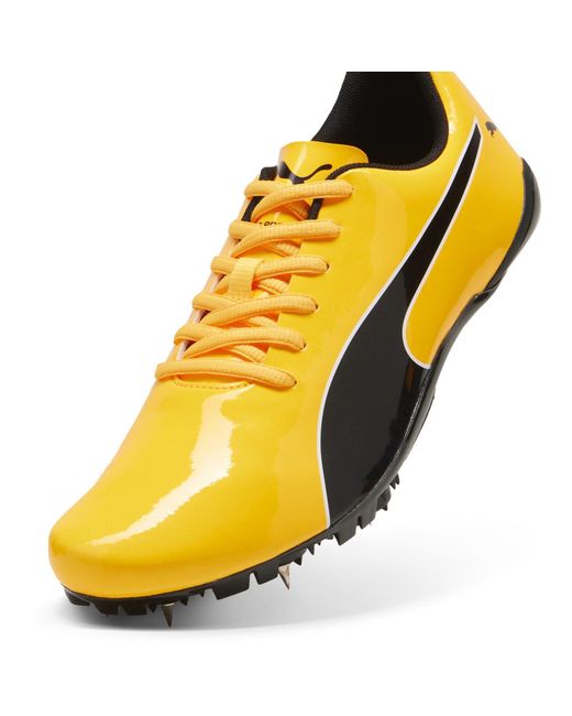 PUMA Yellow Evospeed Prep Sprint 3.5 Track Running Spikes for men