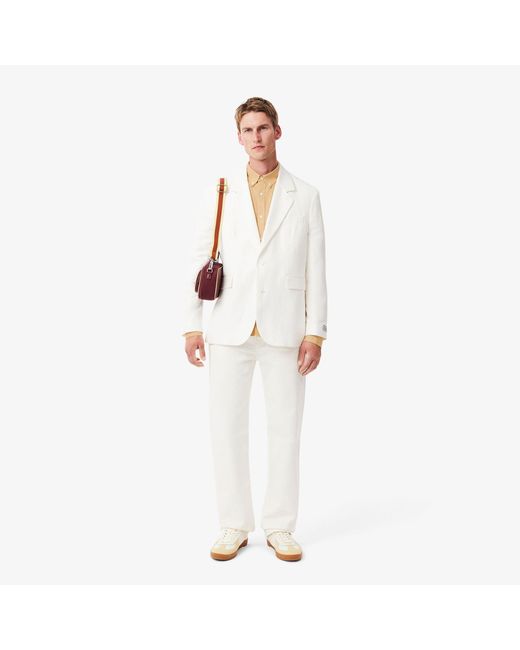 Lacoste Natural Long-Sleeve Plain Shirt for men