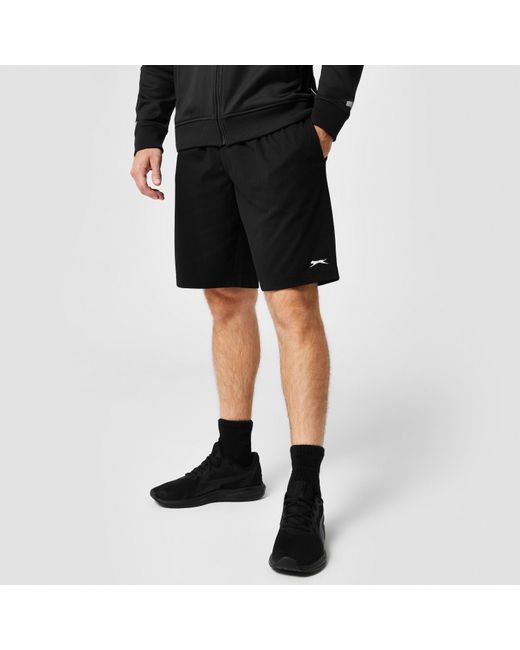 Slazenger 1881 Black Jersey Shorts for men