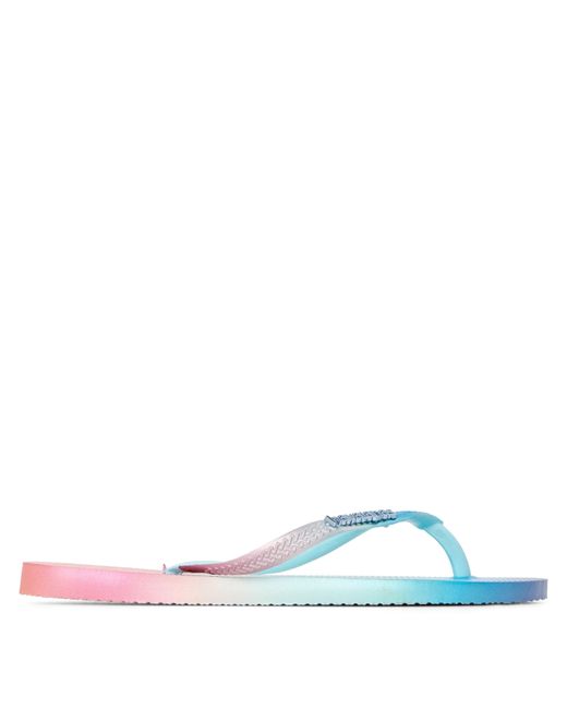 Havaianas Blue Slim Gradient Sunset Flip Flops