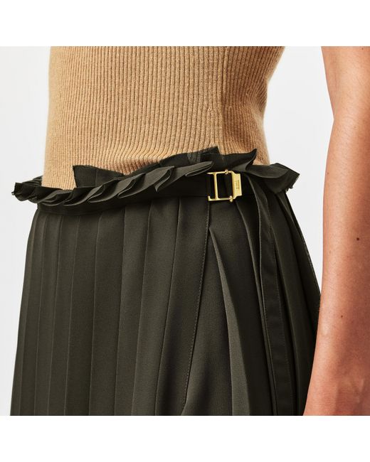 AMI Green Maxi Skirt