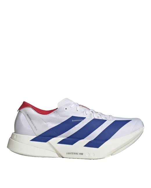 Adidas Blue Adizero Adios Pro 4 Shoes for men