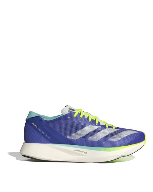 Adidas Blue Adizero Takumi Sen 10 Running Shoes