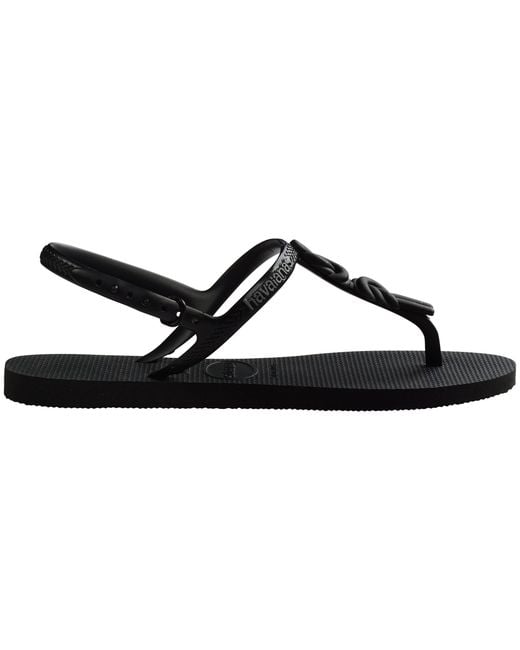 Havaianas Black Twist Plus Flip Flops