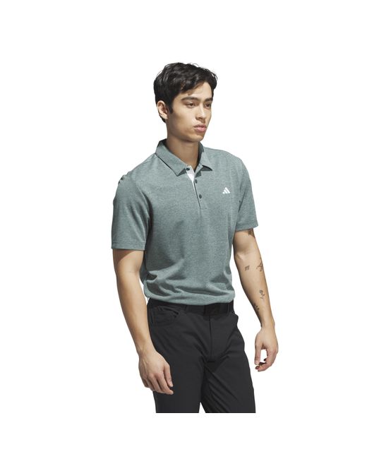 Adidas Green Heather Polo Shirt for men