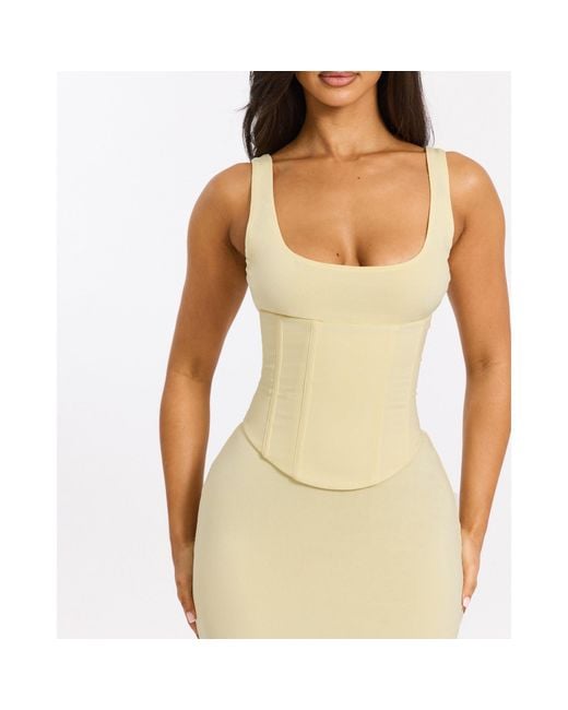 Mars the Label White Sandra Scoop Maxi Dress