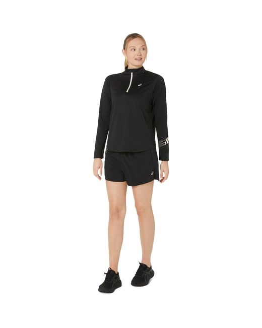 Asics Black Icon Performance Running Shorts