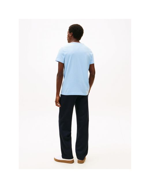 Tommy Hilfiger Blue Short-Sleeved T-Shirt for men
