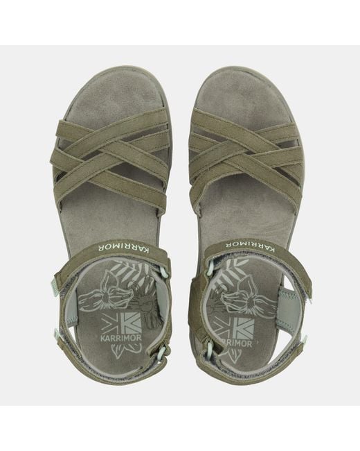 Karrimor Green Salina Leather Walking Sandals