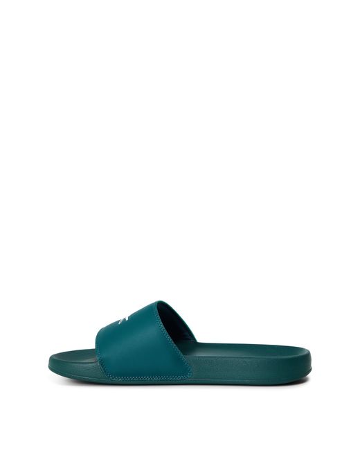 Lacoste Green Serve Pool Slides for men