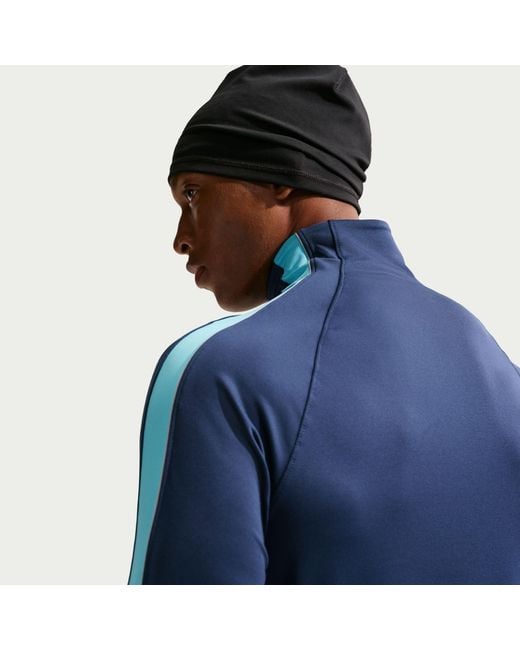 Nike Blue Strike 1/2-Zip Drill Top for men
