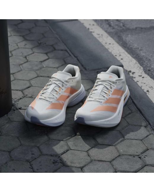 Adidas Pink Adizero Boston 13 Road Running Shoes