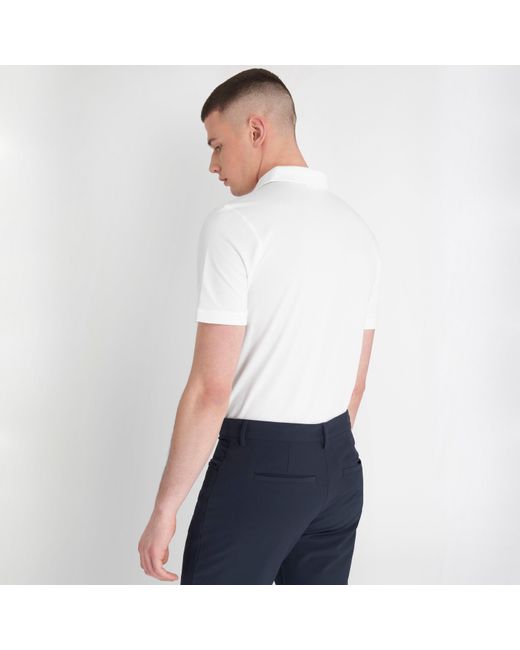 Calvin Klein White Planet Polo Shirt for men