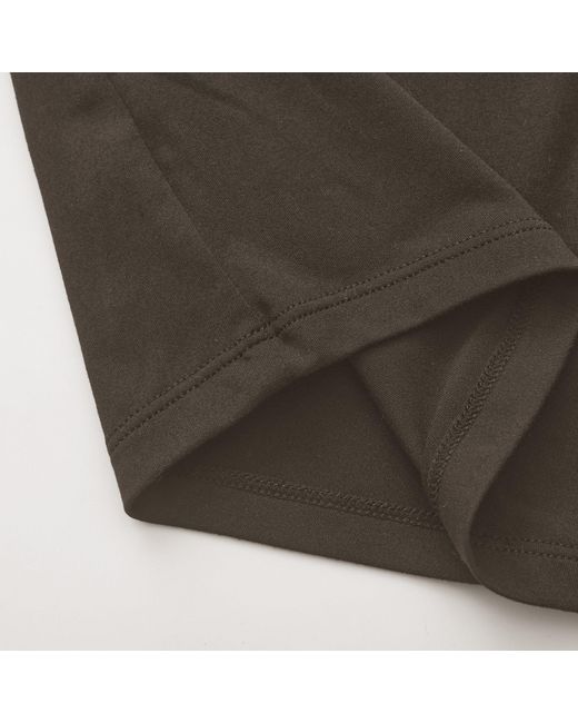 La Gear Brown Essential Pleat-Back T-Shirt