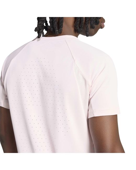 Adidas Pink Us Open Tee Sn63 for men