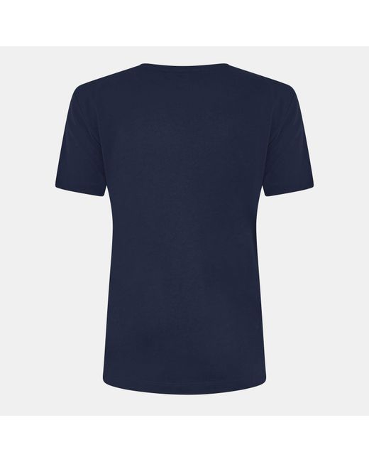 Tommy Hilfiger Blue Script Short Sleeve T-Shirt