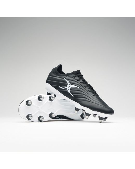 Gilbert Blue Icon Power 8 Adults Soft Ground Rugby Boots