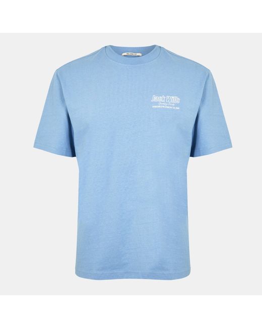 Jack Wills Blue Jw Outline Regular Fit T-Shirt for men