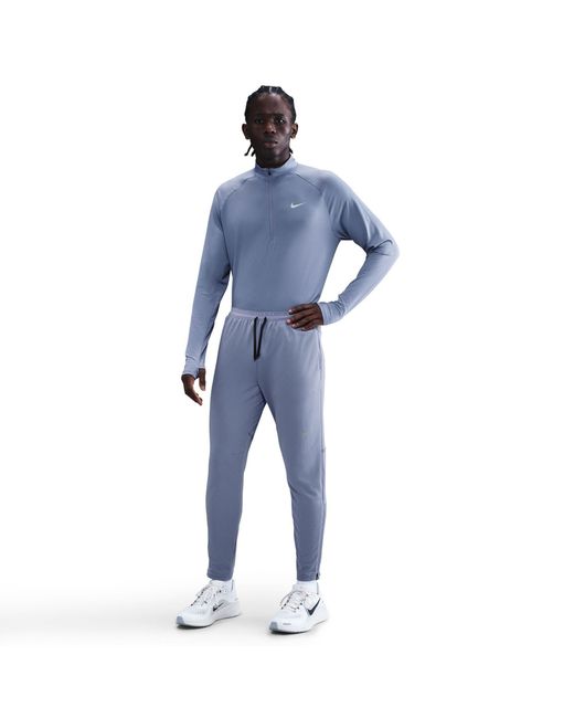 Nike Blue Stride Half Zip Top for men