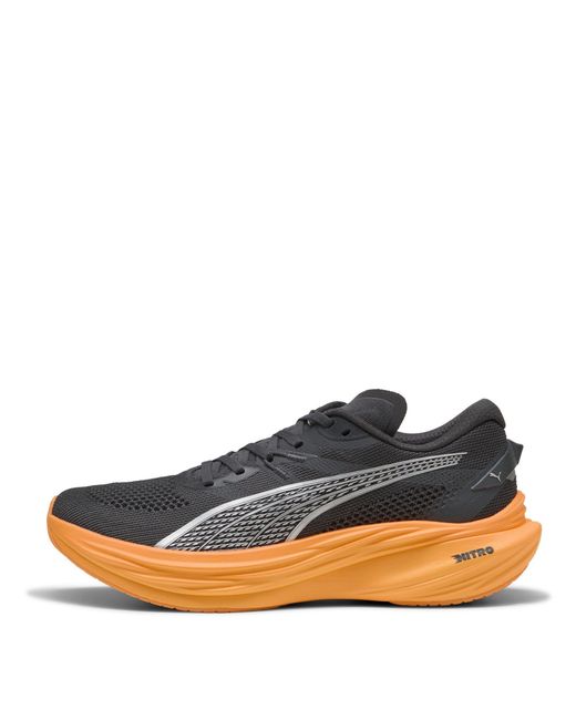 PUMA Blue Deviate Nitro 3 Nitro Foam Engineered Mesh Fast Neutral Road Running Shoes for men