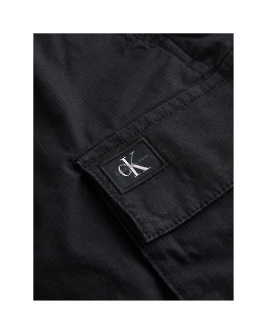 Calvin Klein Blue Washed Cargo Short for men
