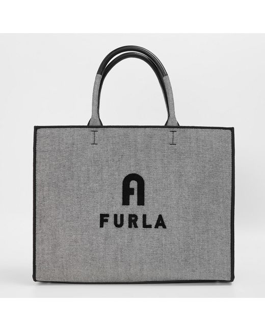Furla Black Jaq Large Tote Bag