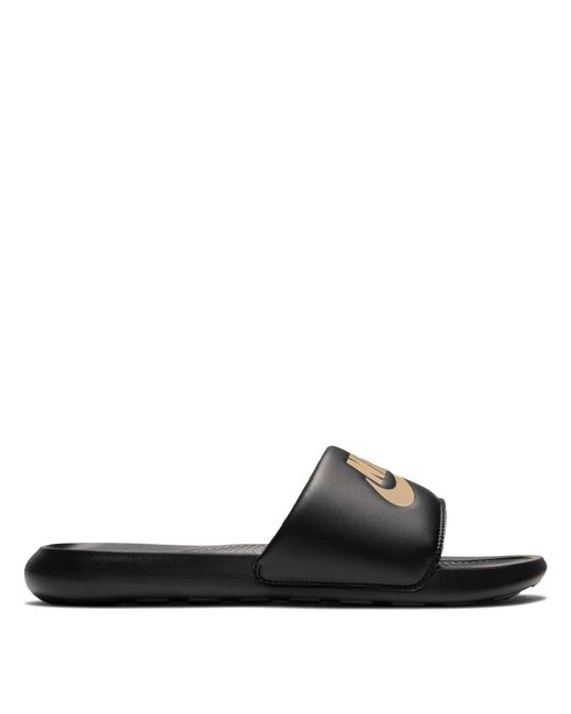 Nike Black Victori One Slides for men