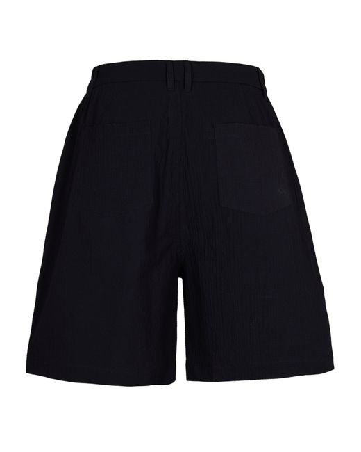 The Couture Club Black Woven Tracksuit Shorts for men