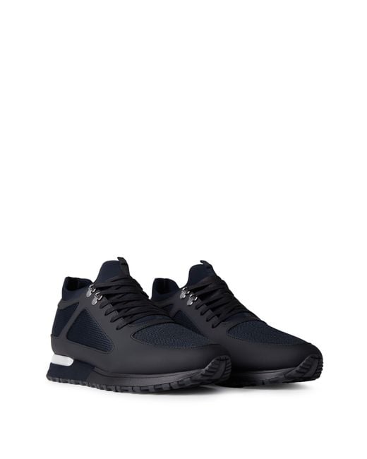 Mallet Blue Diver Trainers for men