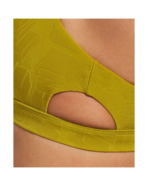 Nike Green Cutout Bkni Top