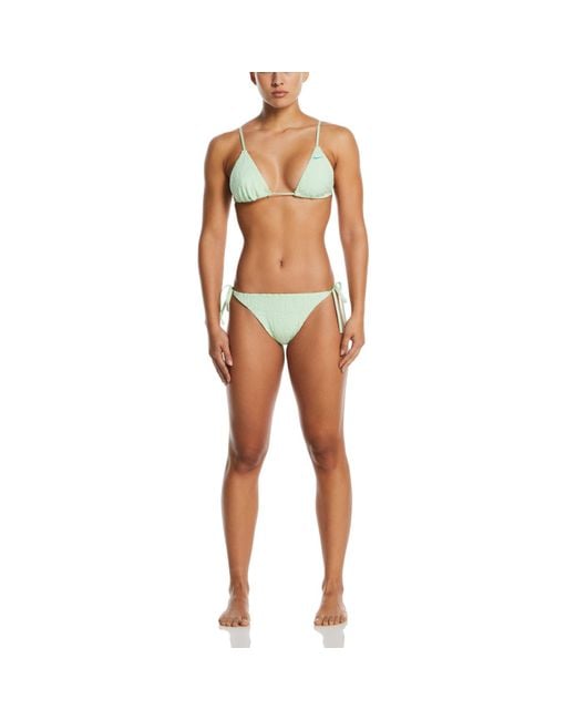 Nike Blue Retro Flow Tie String Bikini Bottom