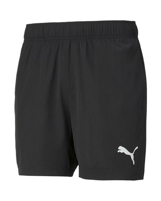PUMA Black Woven Shorts 5 for men