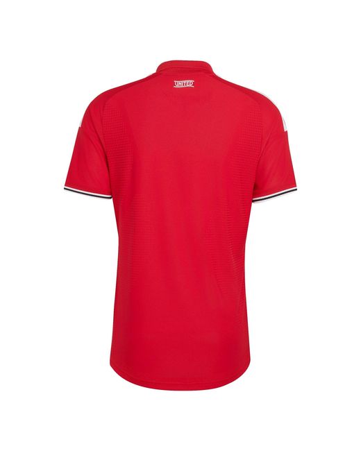 Adidas Red Manchester United Authentic Home Shirt 2026/27 for men