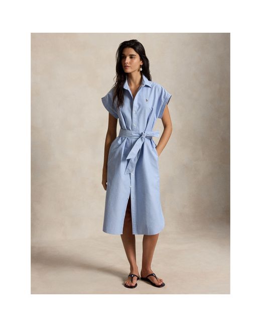 Polo Ralph Lauren Blue Shirt Dress