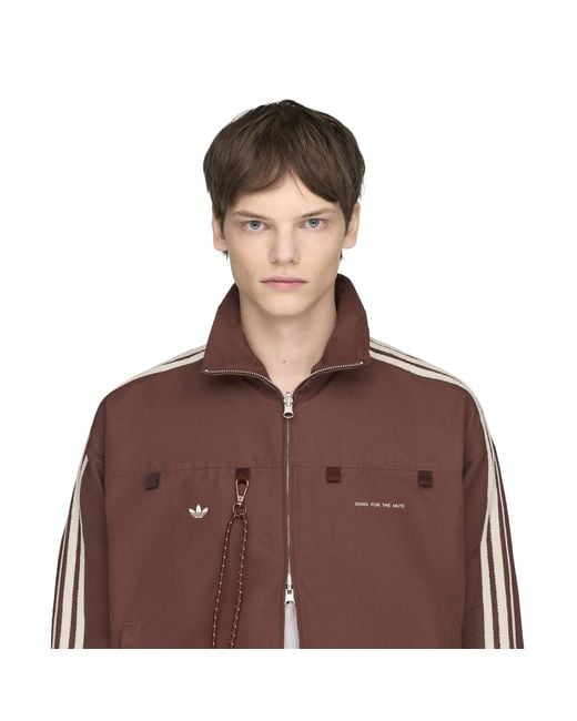 Adidas Brown 007 Track Top for men
