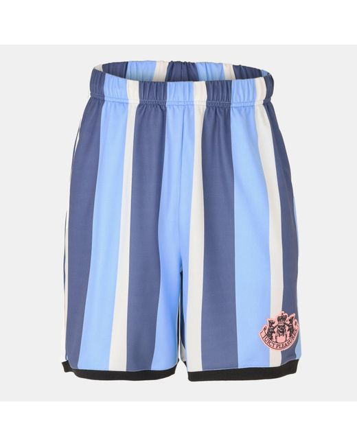 Pleasures Blue X Juicy Couture Striped Shorts for men