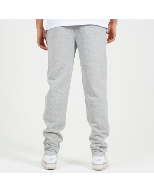 Brave Soul Gray Bs Straight Leg Open Hem Jogging Bottoms for men