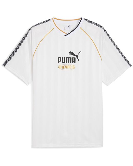 PUMA White King All Over Print Regular Fit T-Shirt for men