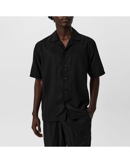 Albam Black Bowling Shirt for men