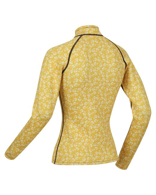 Regatta Yellow Orla Scuba Top Rash Vest