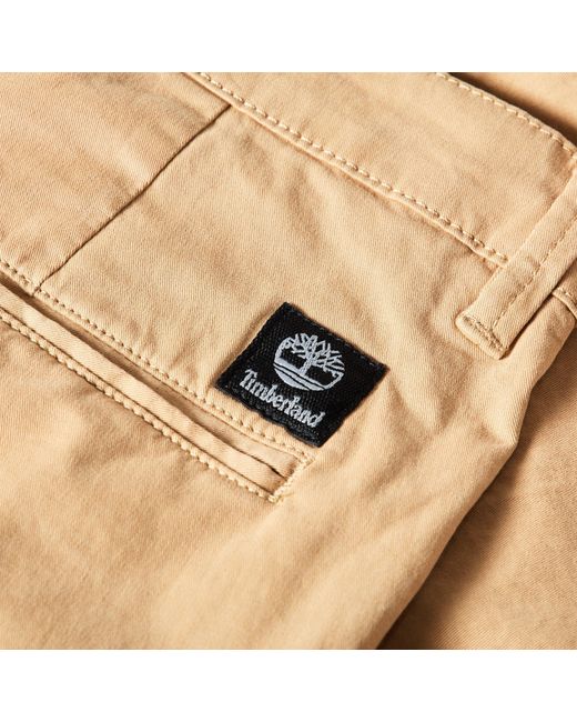 Timberland Natural Topsfield Twill Chino Shorts for men