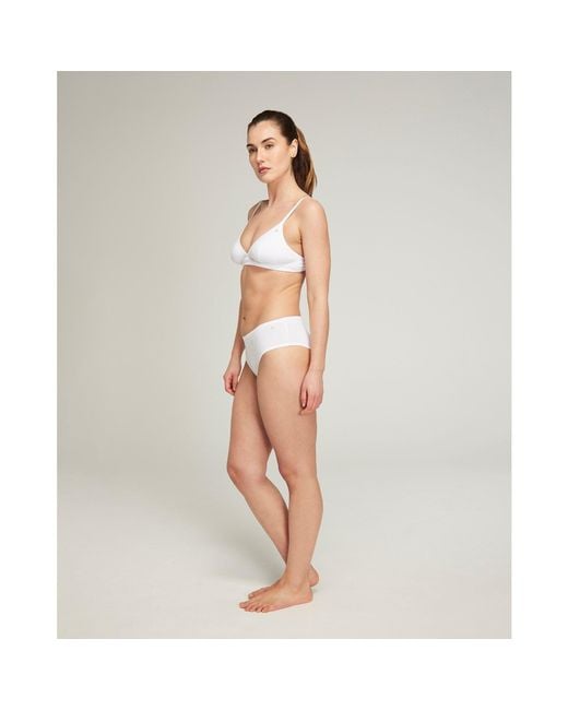 Nudea Gray The Midi Brief 2 Pack Organic Cotton Lounge